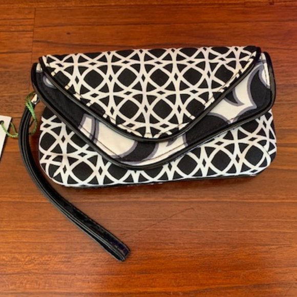 Vera Bradley Flapper Wristlet Night & Day - NWT - Picture 1 of 9